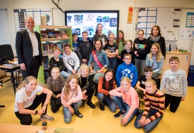 Foto door Chris van Houts de Schoolschrijver