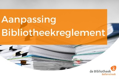 Aanpassing bibliotheekreglement